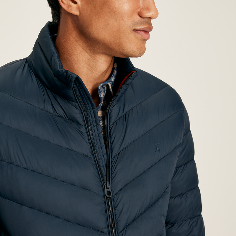 Joules Men's Garrett Zip Front Padded Jacket - Dark Navy-4